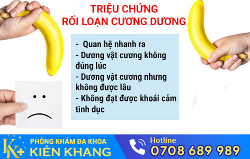 Những triệu chứng "tố cáo" nam giới bị rối loạn cương dương