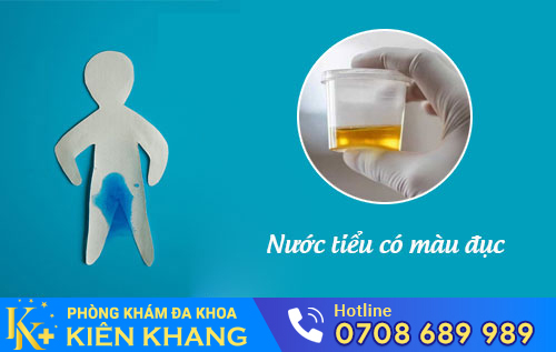Nước tiểu có màu đục