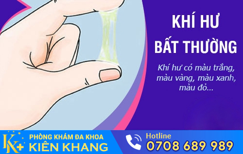 Khí hư có màu bất thường
