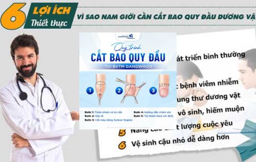 6 lợi ích khi tiến hành quy trình cắt bao quy đầu